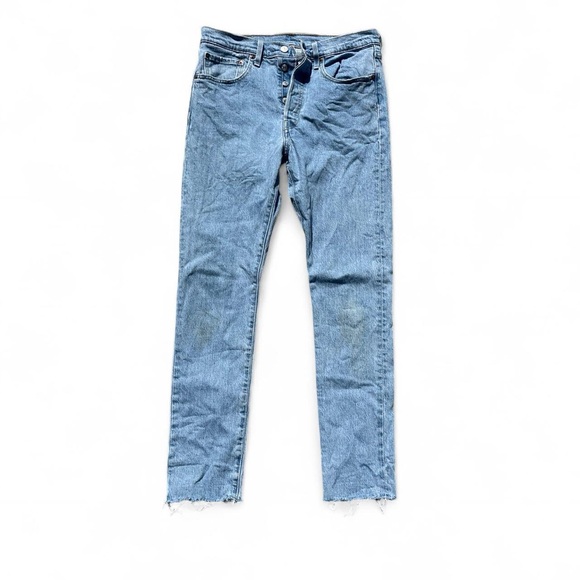 Levi's 501 Skinny Jeans in Light Blue - Picture 1 of 5
